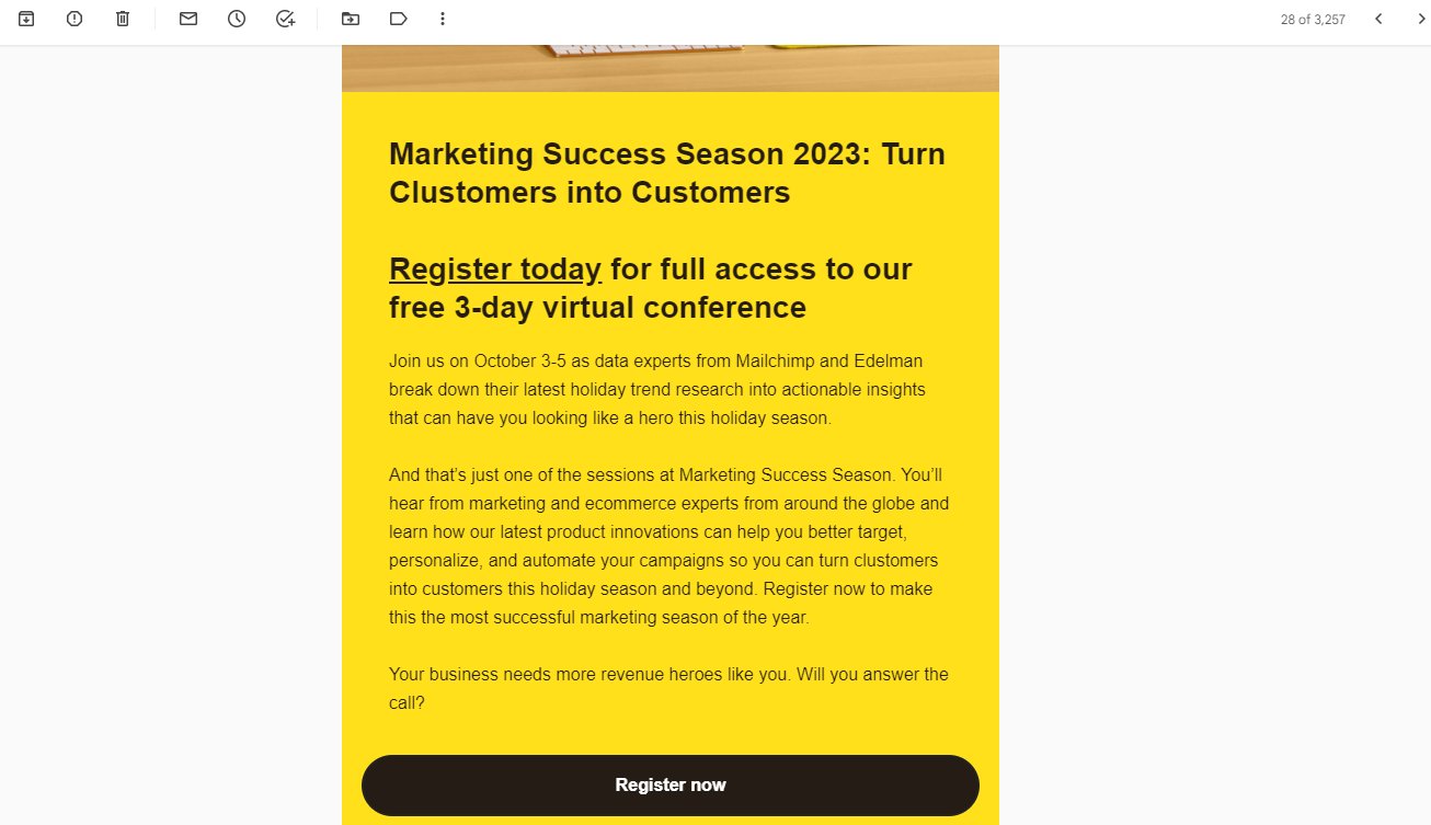 Mailchimp's customer enagagement strategy