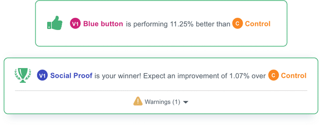 Erstellen von A/B-Testvariationen