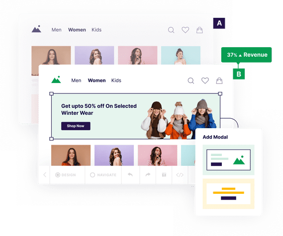 How VWO enables a/b testing on client-side